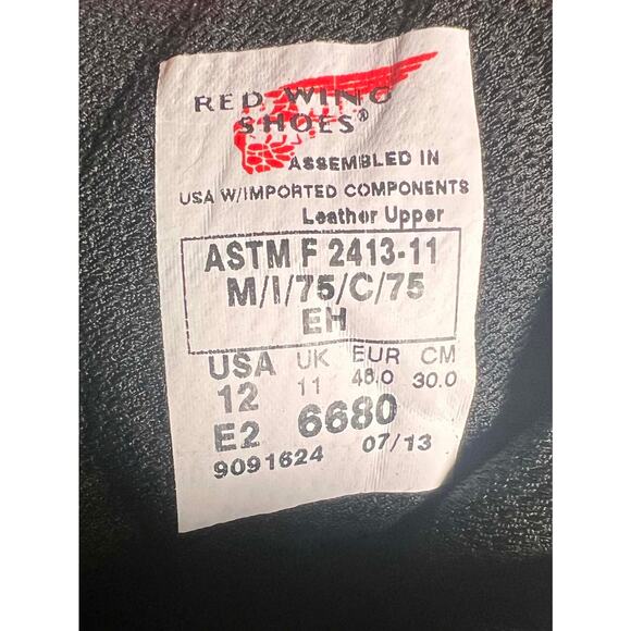 Red Wing Work Boots - Picture 3 of 4